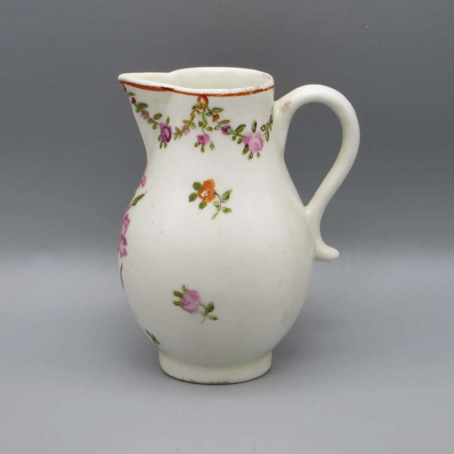 18th century Lowestoft porcelain cream jug