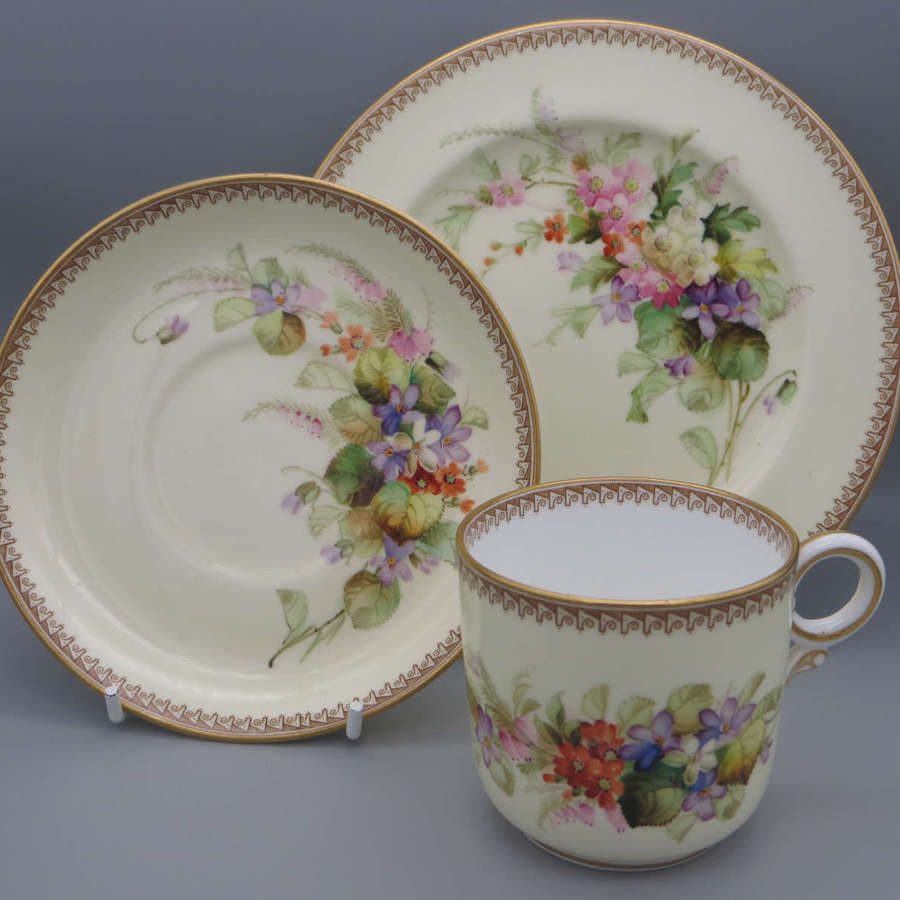 19th century Royal Worcester tea service setting